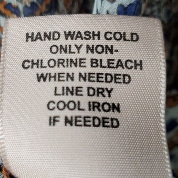 PHILOSOPHY REBUBLIC SHEER BOHO PEASANT BLOUSE SIZE MEDIUM - Picture 10 of 10